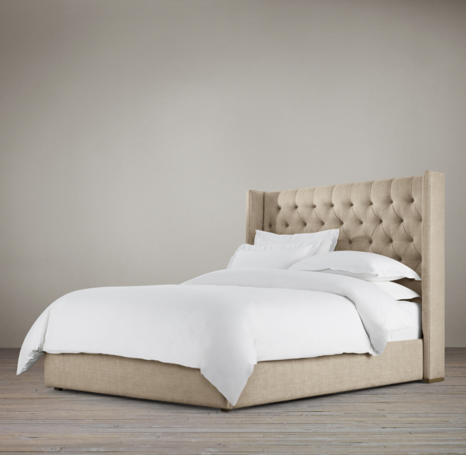 Adler Tufted Platform 56" Bed