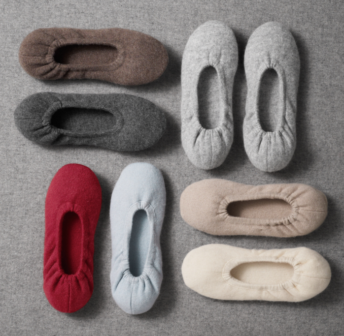 Cashmere Ballet Slippers