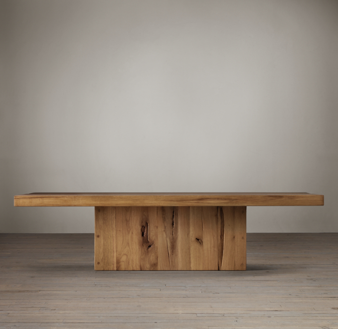 Reclaimed Russian Oak Plinth Coffee Tables