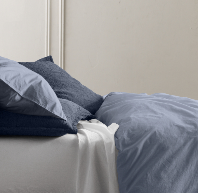 Garment-Dyed Sateen Bedding Collection
