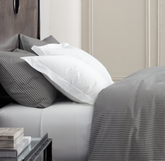Garment-Dyed Ticking Stripe Bedding Collection