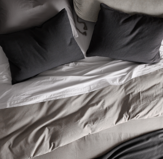 Garment-Dyed Ticking Stripe Bedding Collection