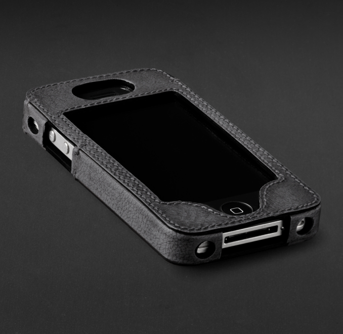 Artisan Leather iPhone® 4 and 4S Cover - Slate