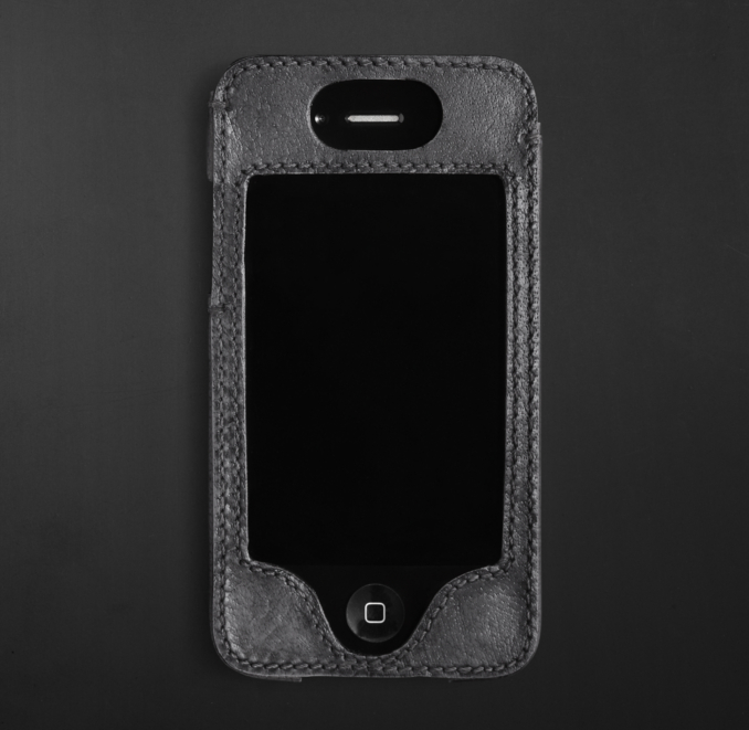 Artisan Leather iPhone® 4 and 4S Cover - Slate