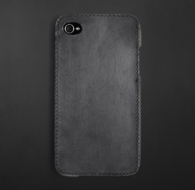 Artisan Leather iPhone® 4 and 4S Cover - Slate