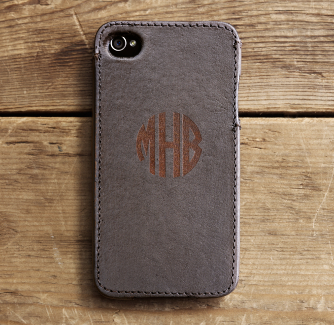 Artisan Leather iPhone® 4 and 4S Cover - Slate