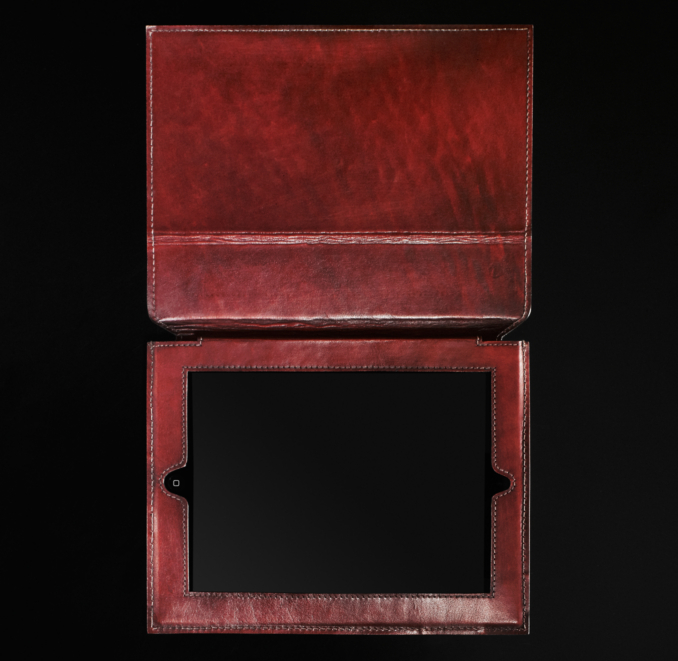 Artisan Leather iPad® Cover - Garnet