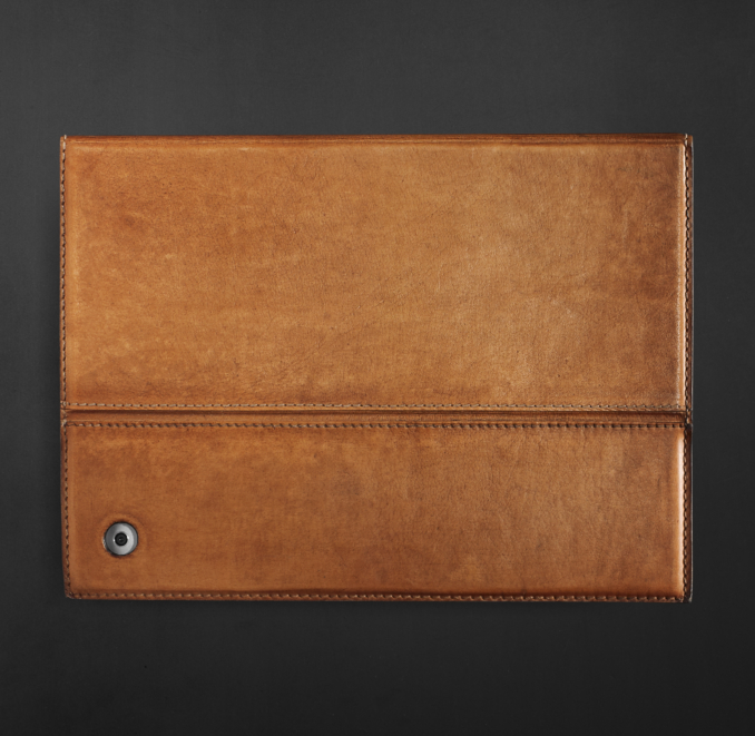Artisan Leather iPad® Cover with Bluetooth® Keyboard - Camel