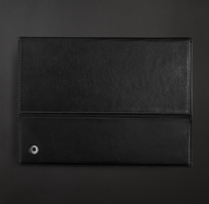 Artisan Leather iPad® Cover with Bluetooth® Keyboard - Ebony