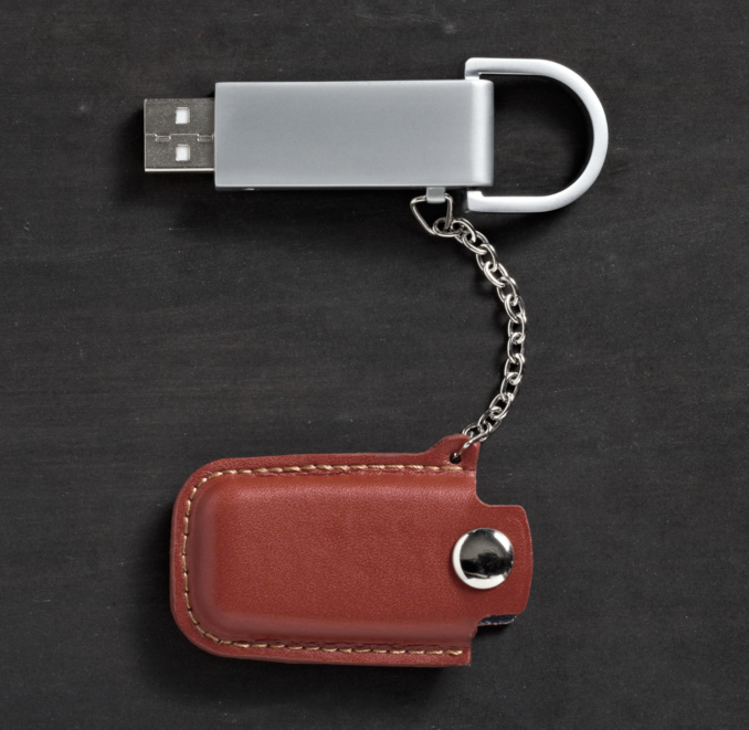 Pocket Leather Flash Drive