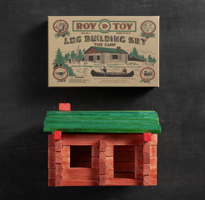 Roy Toy Log Building Set