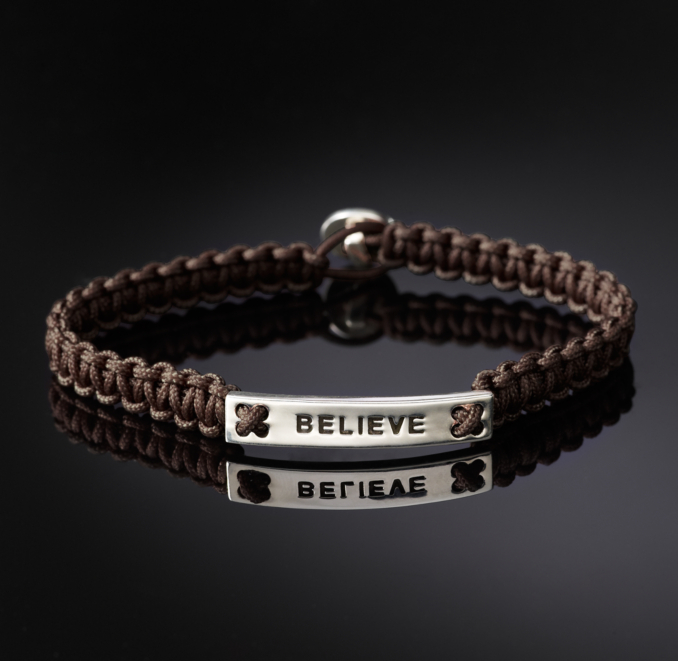 Believe Bracelet - Brown