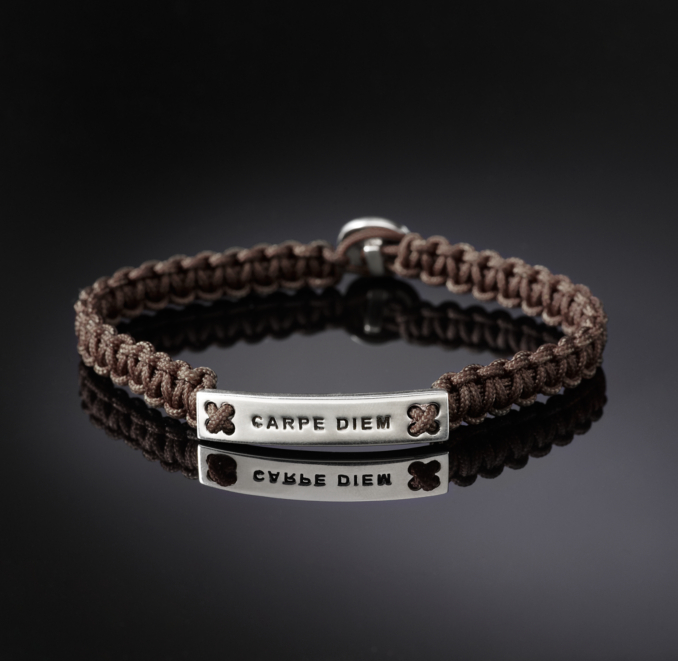 Carpe Diem Bracelet - Brown