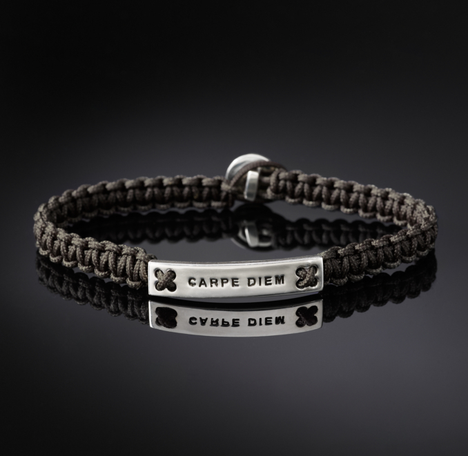 Carpe Diem Bracelet - Grey
