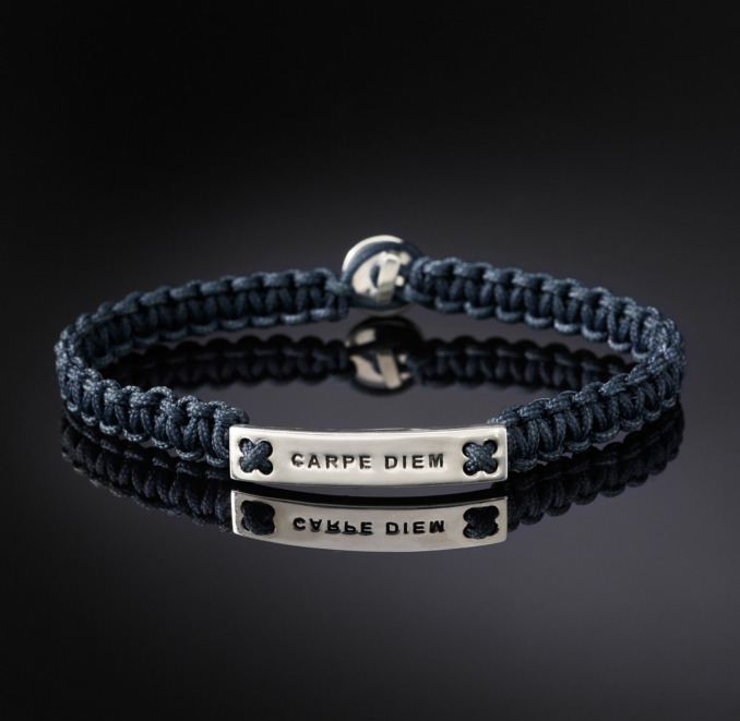 Carpe Diem Bracelet - Navy