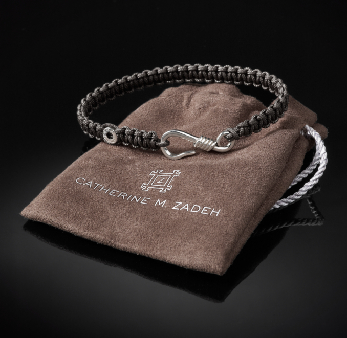 Hook Macrame Bracelet - Grey