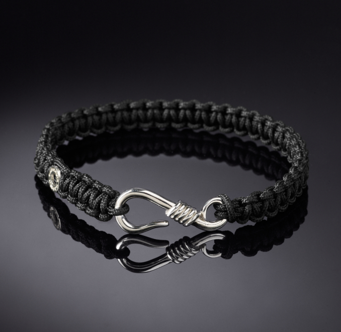 Hook Macrame Bracelet - Black