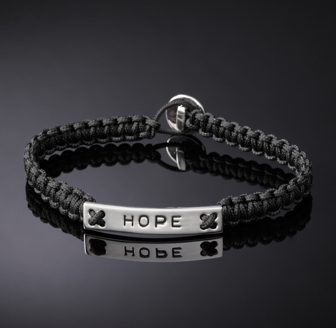Hope Corded Bracelet - Black