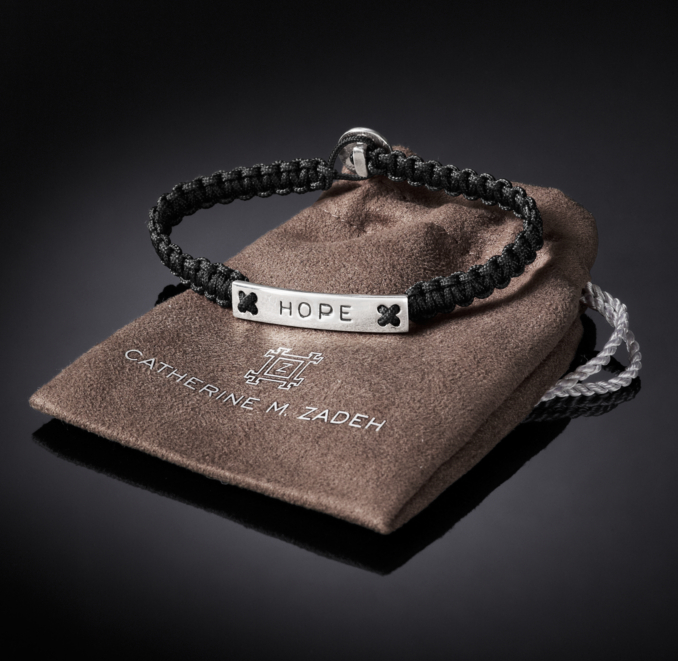 Hope Corded Bracelet - Black