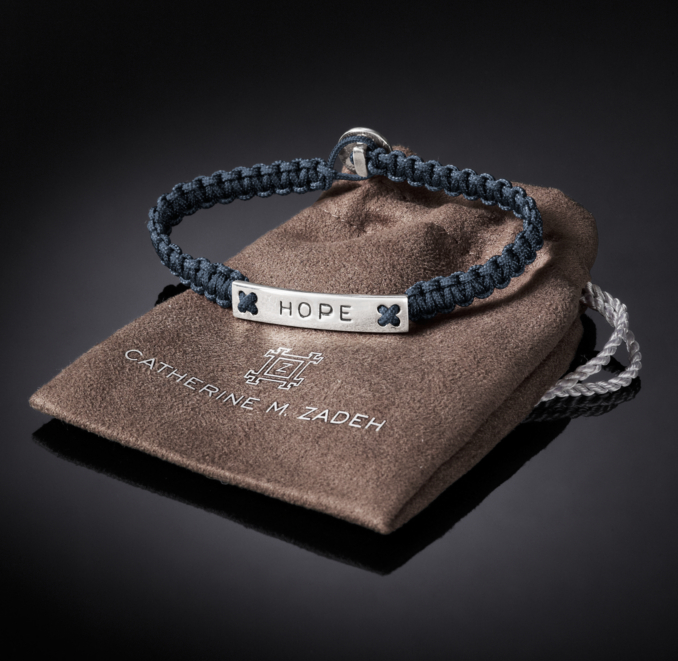 Hope Corded Bracelet - Navy