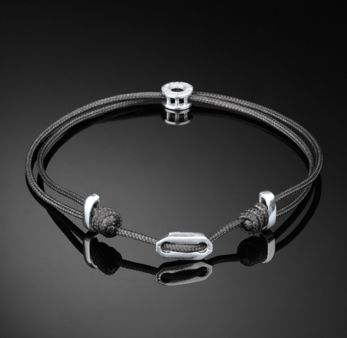 Adjustable St. Tropez Bracelet - Grey