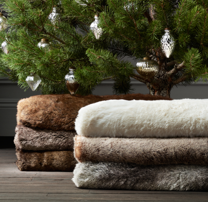 Luxe Faux Fur Tree Skirt