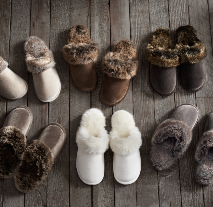 Luxe Faux Fur Scuff Slippers