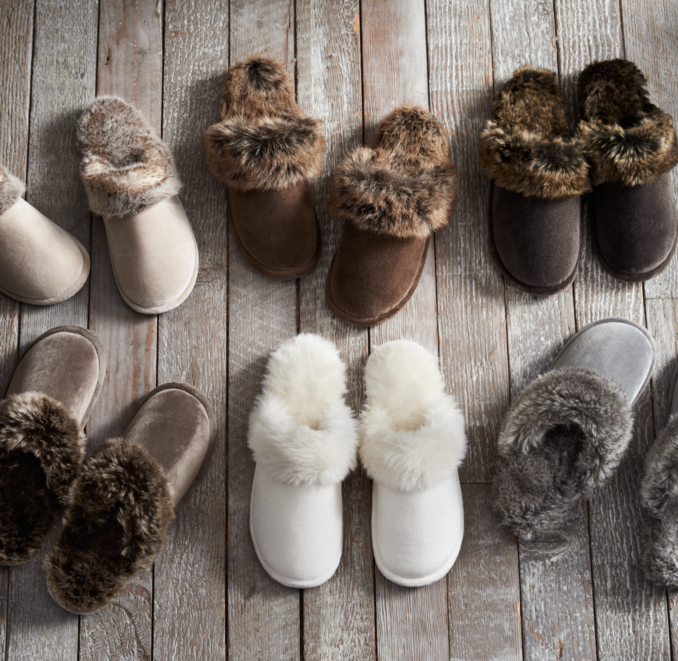 Luxe Faux Fur Scuff Slippers