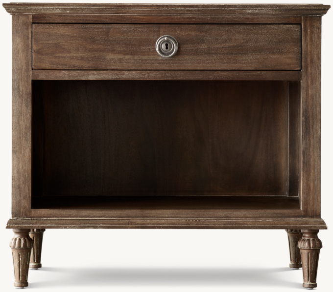 32&#34; nightstand shown in Antiqued Coffee.