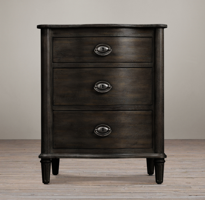 24" Empire Rosette Closed Nightstand