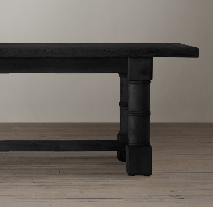 Gun Barrel Salvaged Wood Dining Tables 