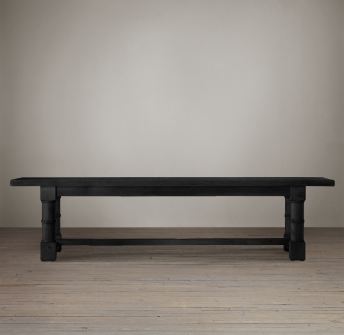 Gun Barrel Salvaged Wood Dining Tables 