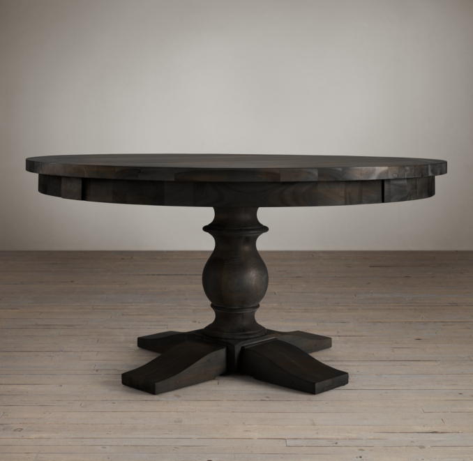 17th C. Monastery Round Dining Table