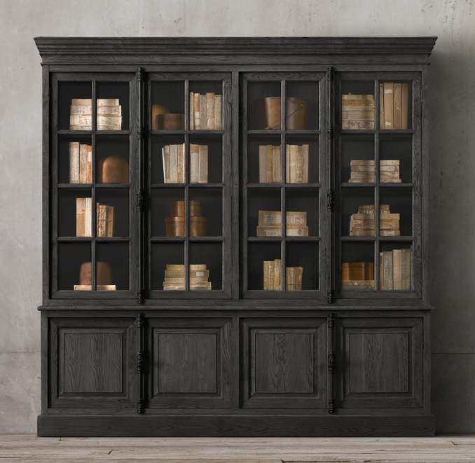 French Casement Wide Sideboard & Hutch