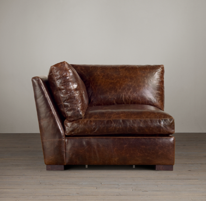 Maxwell Leather Corner Chair