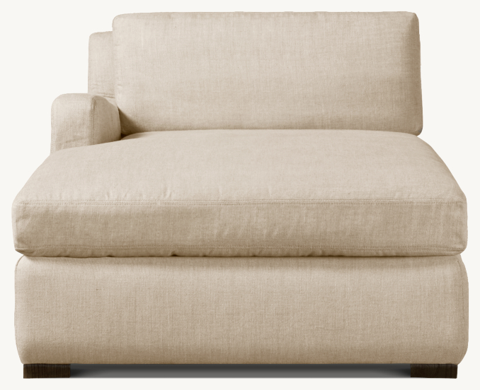 Belgian Slope Arm Upholstered Left-Arm Chaise