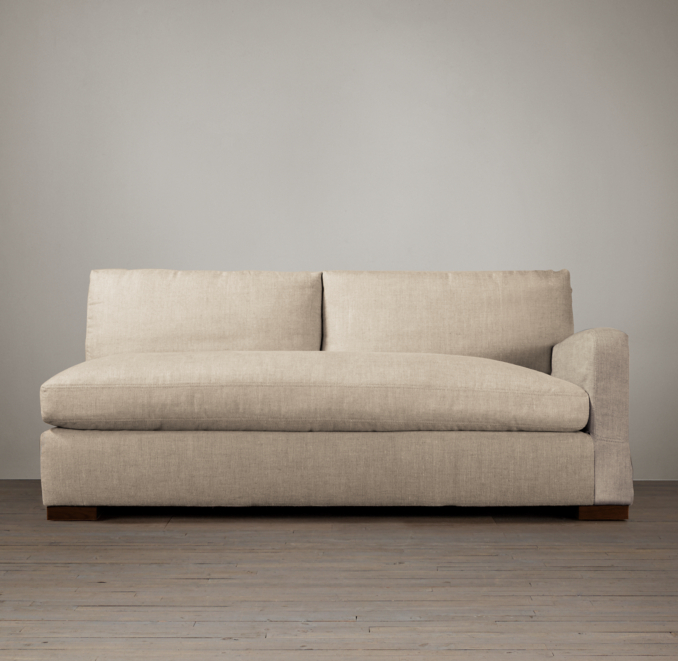 Belgian Slope Arm Upholstered Right-Arm Sofa