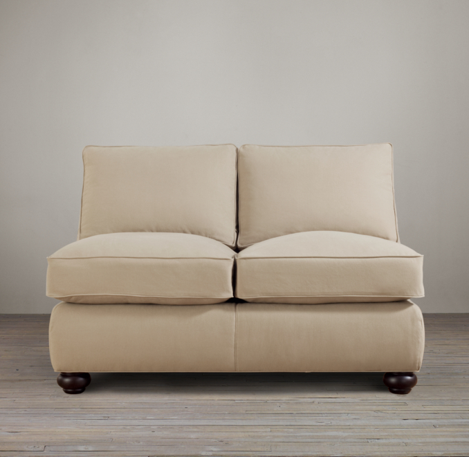 Lancaster Upholstered Armless Sofa