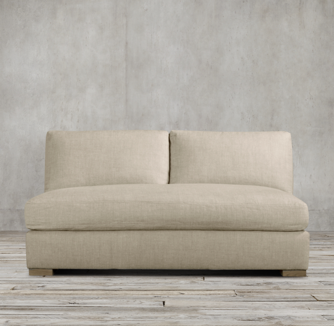 Maxwell Upholstered Armless Sofa
