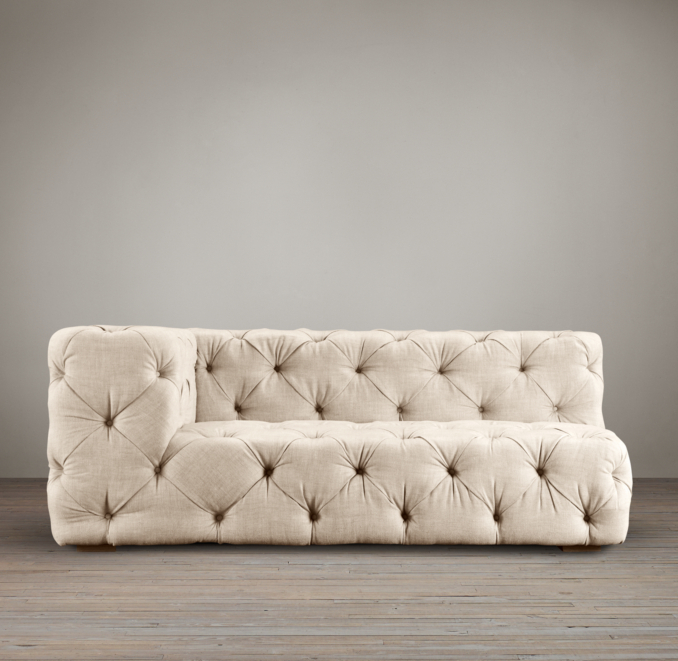 Soho Tufted Upholstered Left-Arm Sofa