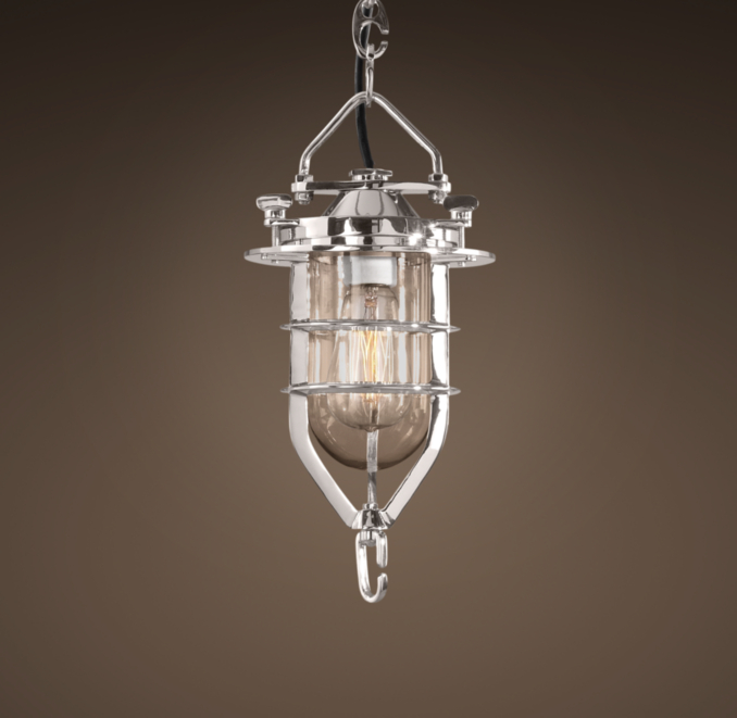 Convoy Pendant Small Polished Nickel