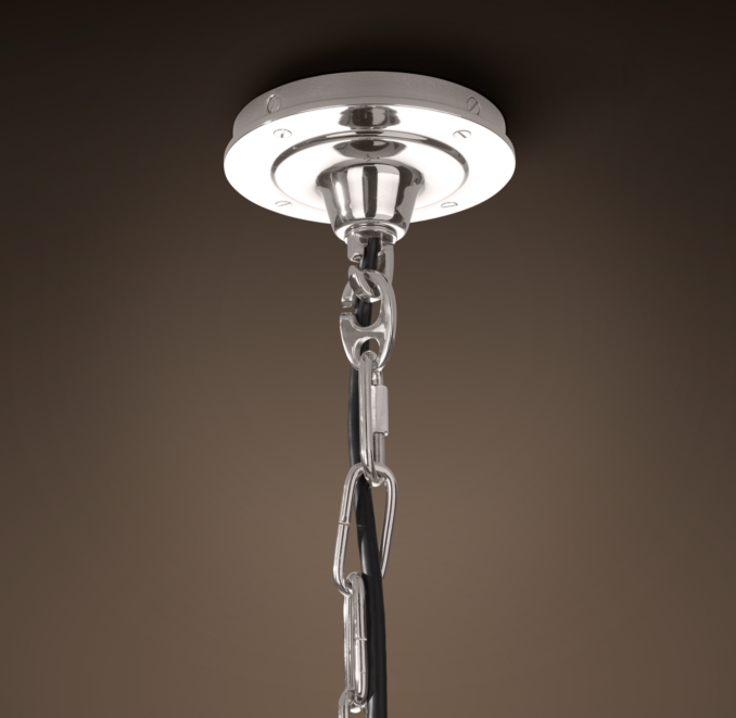 Convoy Pendant Small Polished Nickel