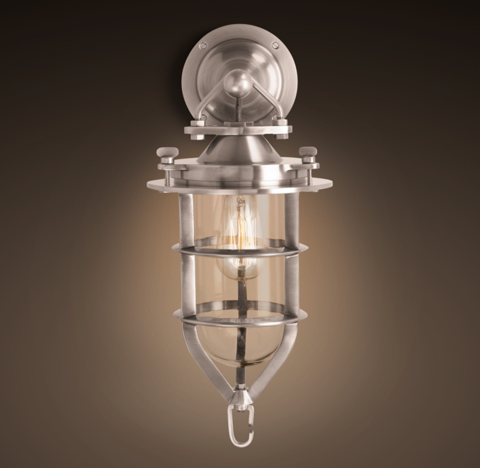 Convoy Sconce Antique Nickel