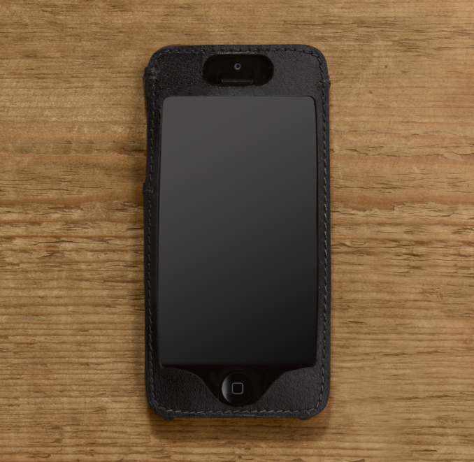 Artisan Leather iPhone® 5 Cover - Ebony