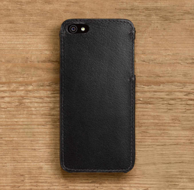 Artisan Leather iPhone® 5 Cover - Ebony