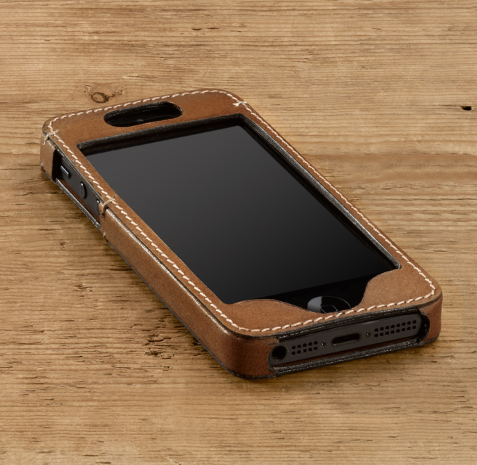 Artisan Leather iPhone® 5 Cover - Camel