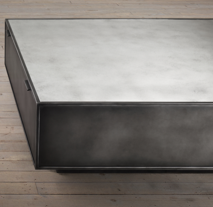 Gramercy Mirrored Cocktail Table 