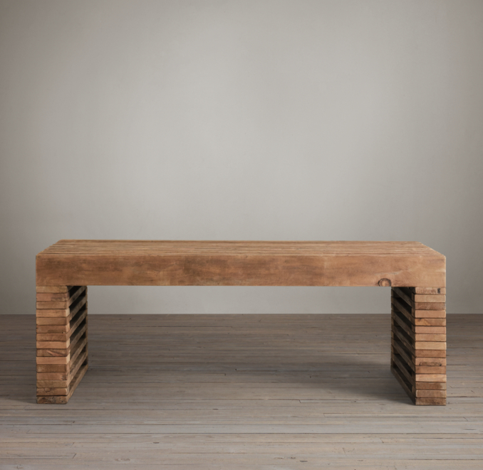 Reclaimed Timber Slat Coffee Table