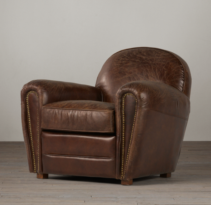 Duncan Leather Club Chair