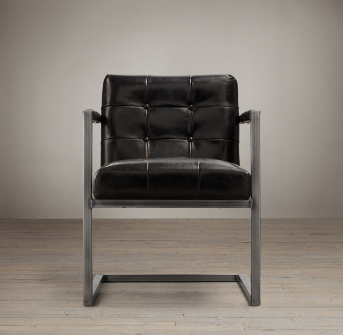 Milano Tufted Chair Onyx